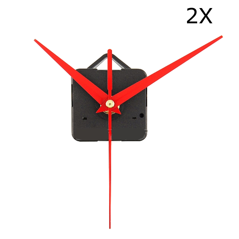 Find 2Pcs DIY Red Triangle Hands Quartz Wall Clock Movement Mechanism for Sale on Gipsybee.com with cryptocurrencies