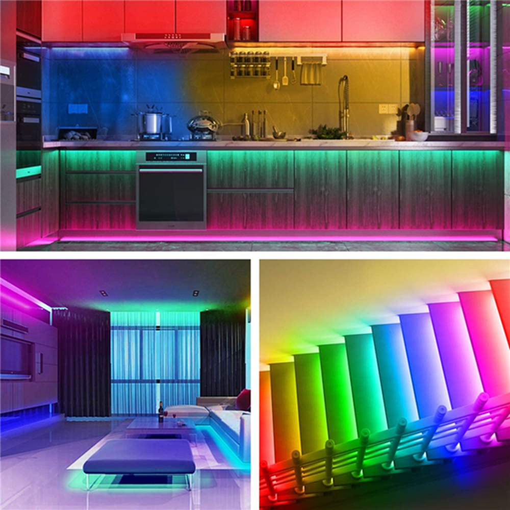Find 7 5M Non waterproof WiFi APP RGB 5050SMD LED Strip Light Kit 24 Key Remote Control Work with Alexa Google Home Christmas Decorations Clearance Christmas Lights for Sale on Gipsybee.com with cryptocurrencies