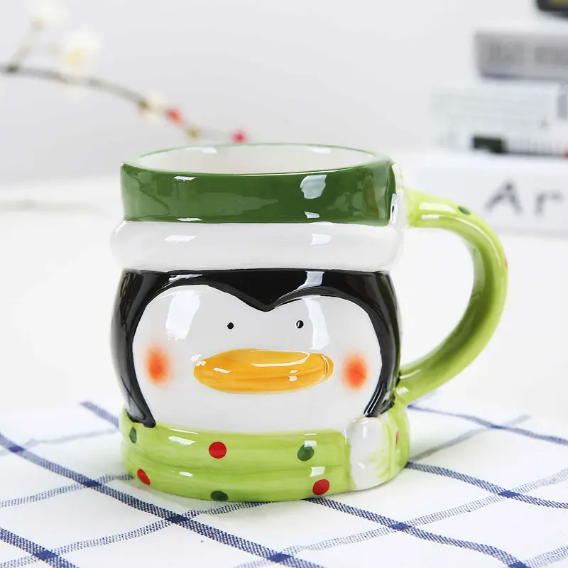 Creative Christmas Gift Ceramic Tea Mugs Water Container Cups And Mugs Top Grade Porcelain Coffee Cup Drinkware