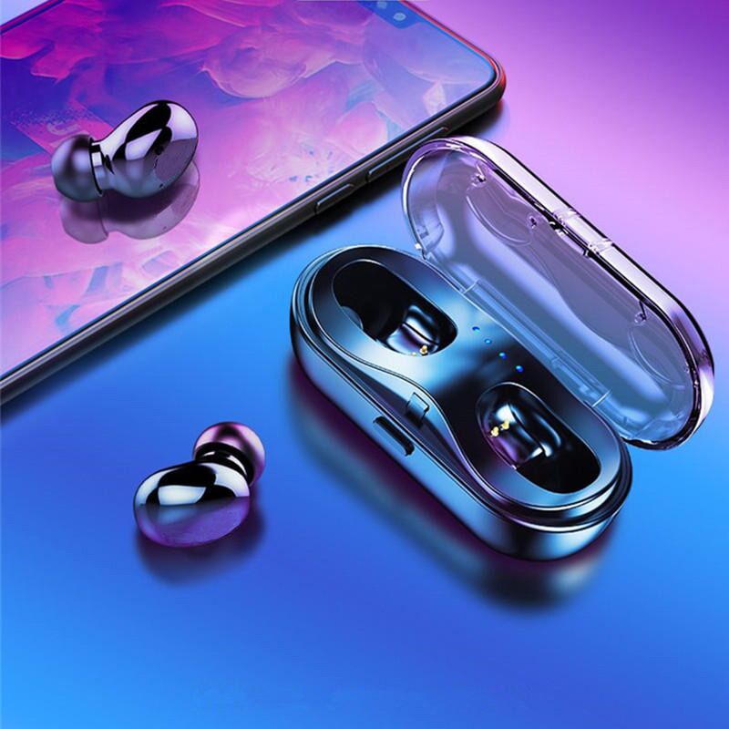 

[True Wireless] Q13S TWS bluetooth V5.0 Earphone Stereo IPX5 Waterproof Noise Cancelling Handsfree Sports With HD Mic for Iphone Xiaomi Huawei