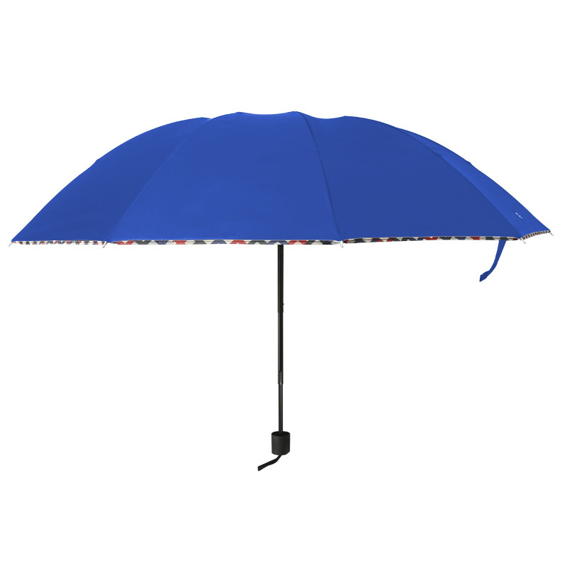 

Manufacturers wholesale edging ten bones three fold men increase folding umbrella advertising umbrella custom logo gift umbrella