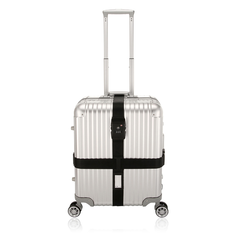 

IPRee® 5CM Travel TSA Lock Adjustable Cross Luggage Strap Trolley Suitcase Safe Packing Belt