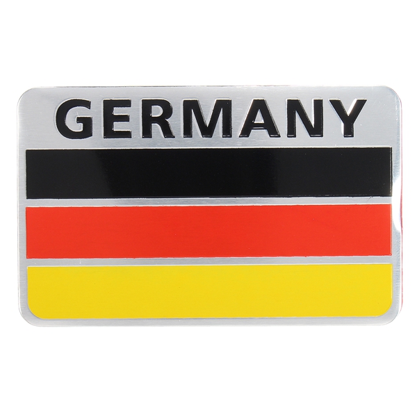 

Пара 3D Алюминий Германия Флаг Значок Эмблема Авто Наклейки Наклейка Украшения