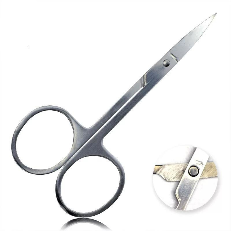

Stainless Steel Eyelash Nose Eyebrow Curved Beauty Scissors