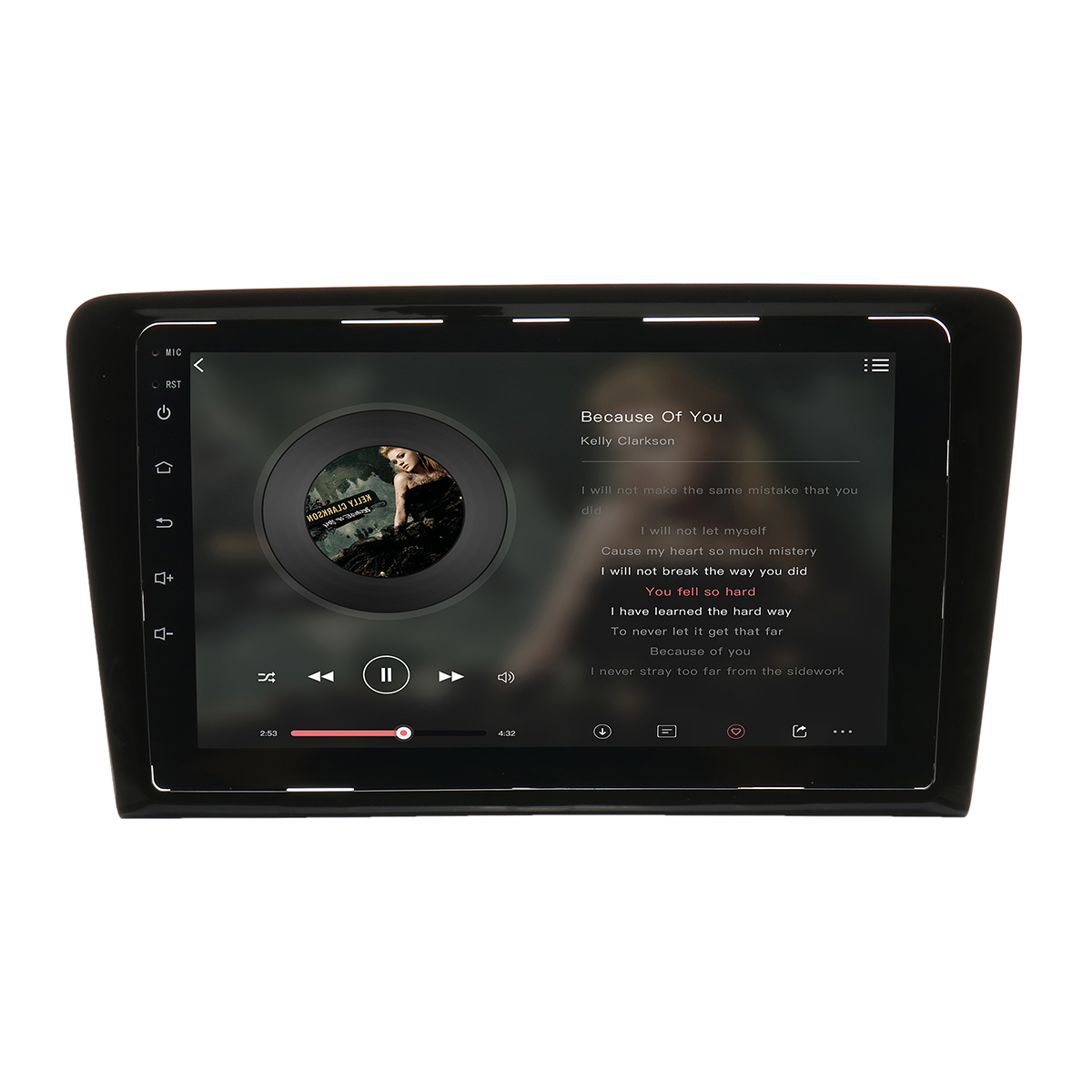 

9 Inch HD Car MP5 Player Radio Stereo GPS Navigation WIFI bluetooth For VW Volkswagen Santana 2012-2017
