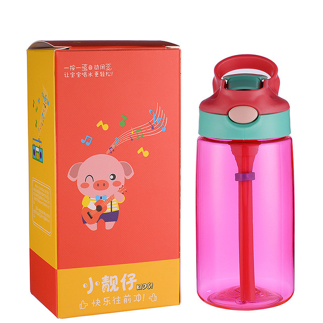 

Small Baby Children's Cup Baby Sippy Cup Leak-proof Cup Drinking Water Portable Sports Bottle Duckbill Cup Plastic Cup