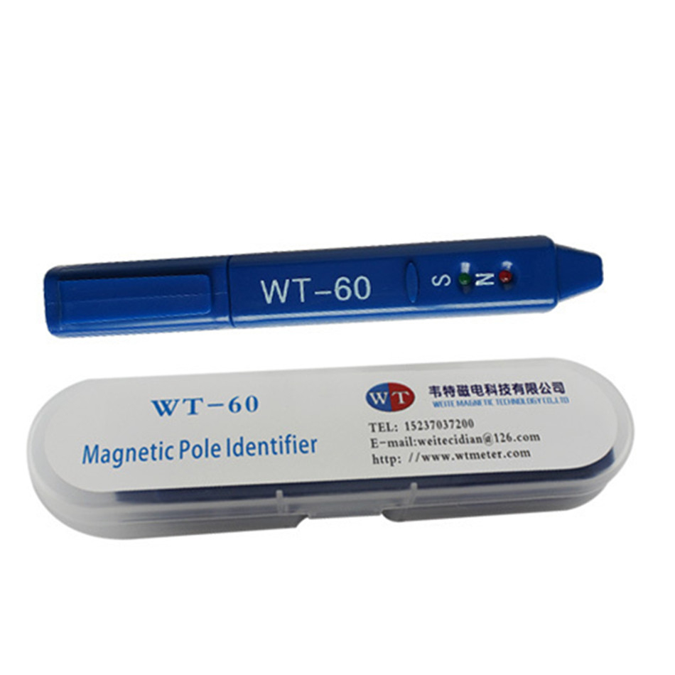 

WT-60 Radiation Dosimeter Gauss Meter Magnetic Detection Pen Magnets NS Class Measurement North South Detetor