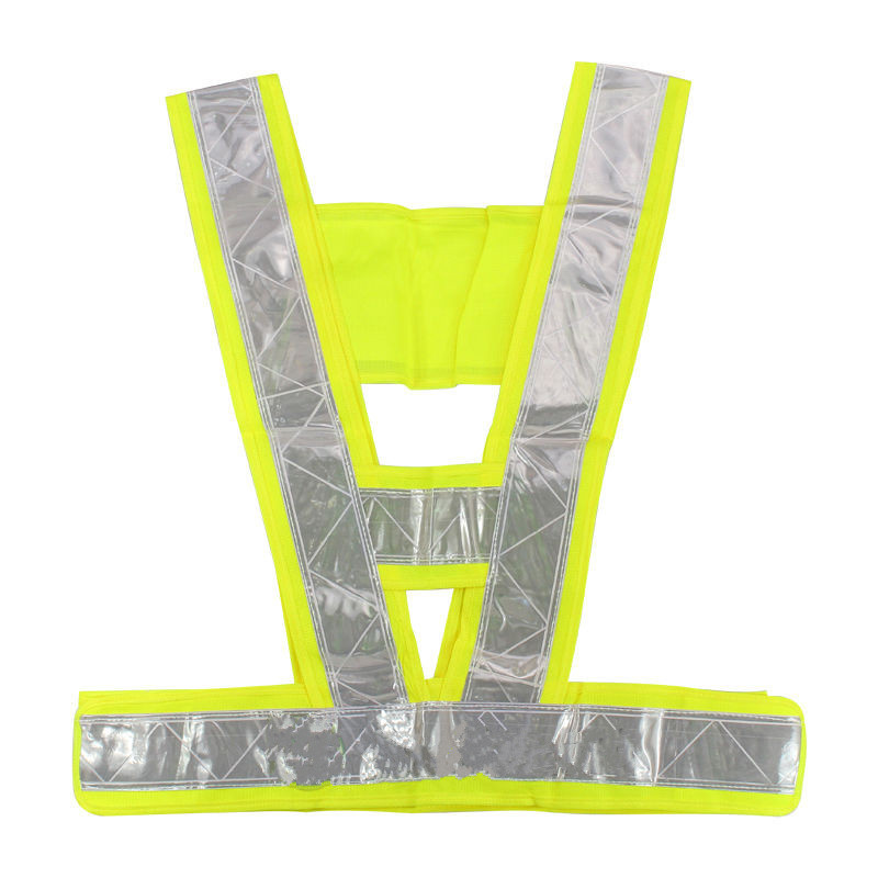 

Traffic Security Vest High Safety Visibility Reflective Stripe Gear