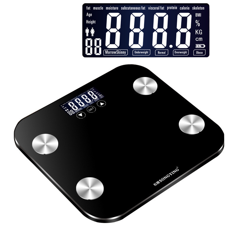 

180KG / 50G Ванная комната Весы LCD Дисплей Вес тела тела Smart Electronic Digital Шкала Баланс Bariatric Здоровье