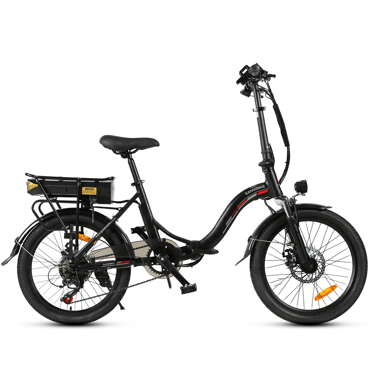 Find [EU Direct] SAMEBIKE JG-20-FT 10Ah 36V 350W 20 Inches Electric Bike 40-80km Mileage Max Load 150kg Dics Brake for Sale on Gipsybee.com with cryptocurrencies