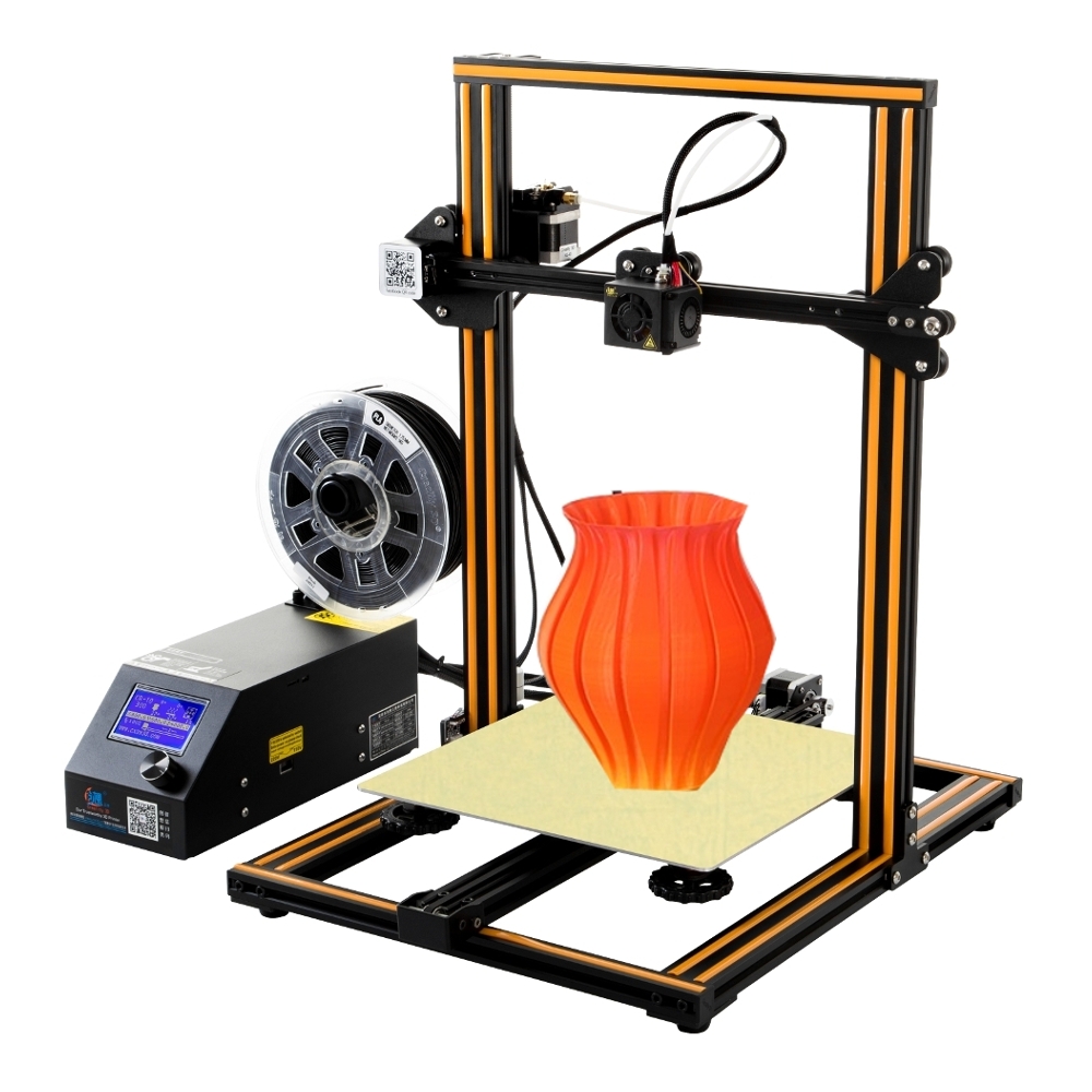 Creality 3D® CR-10 DIY 3D Printer Kit 300*300*400mm Printing Size 1.75mm 0.4mm Nozzle 9