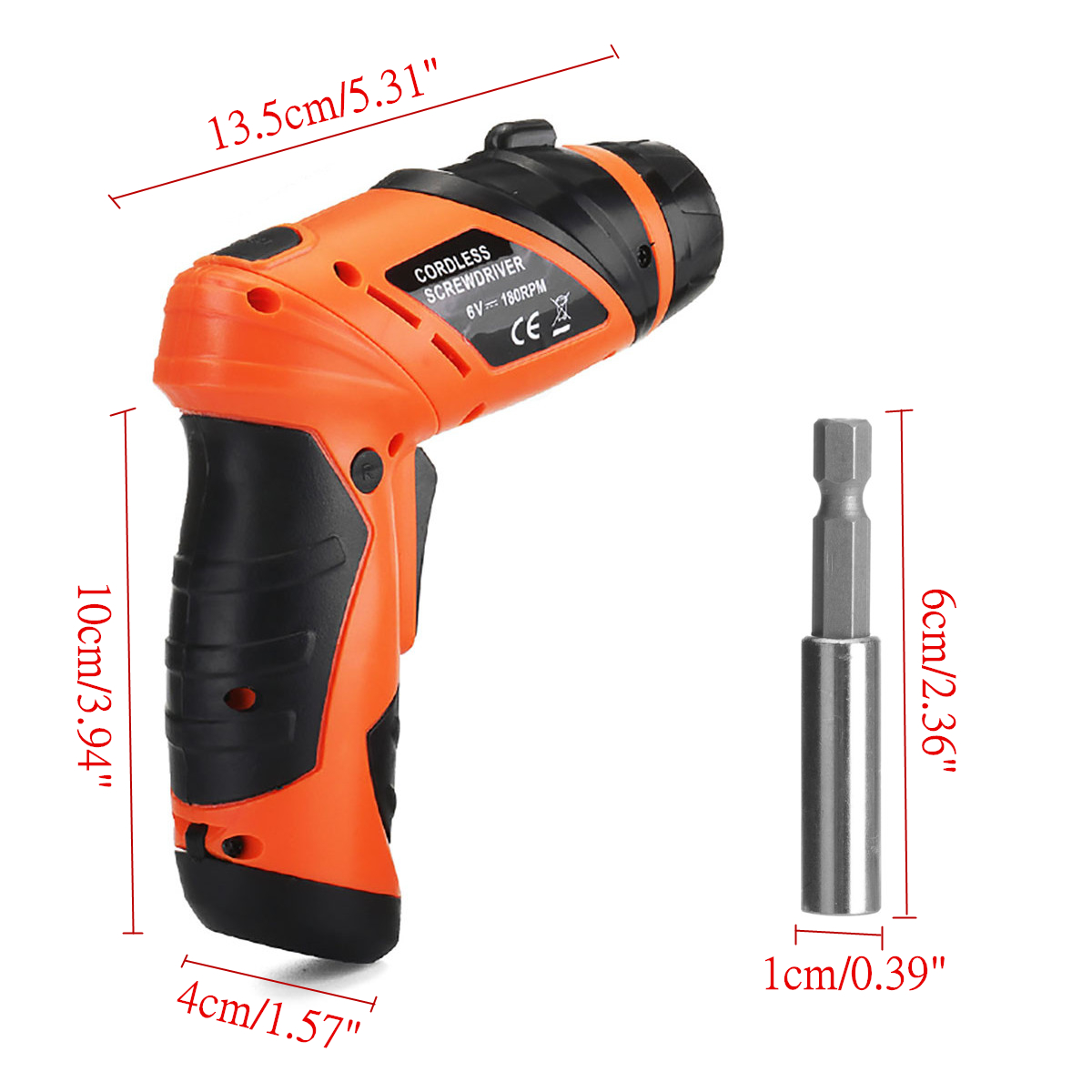 6V Foldable Electric Screwdriver Power Drill Battery Operated Cordless Screw Driver Tool 24