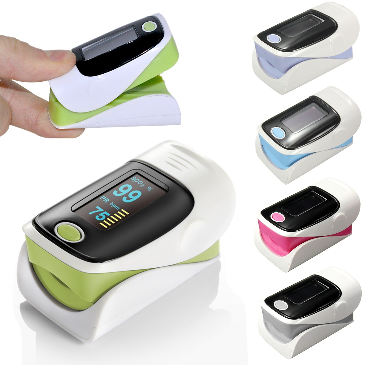 

OLED Finger Pulse Oximeter SPO2 Heart Rate Monitor