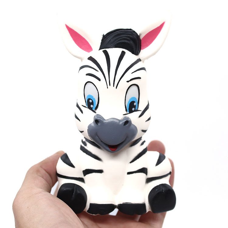 

Zebra Squishy 13CM Black and White Stripes Slow Rising Rebound Toys With Packaging Gift Decor