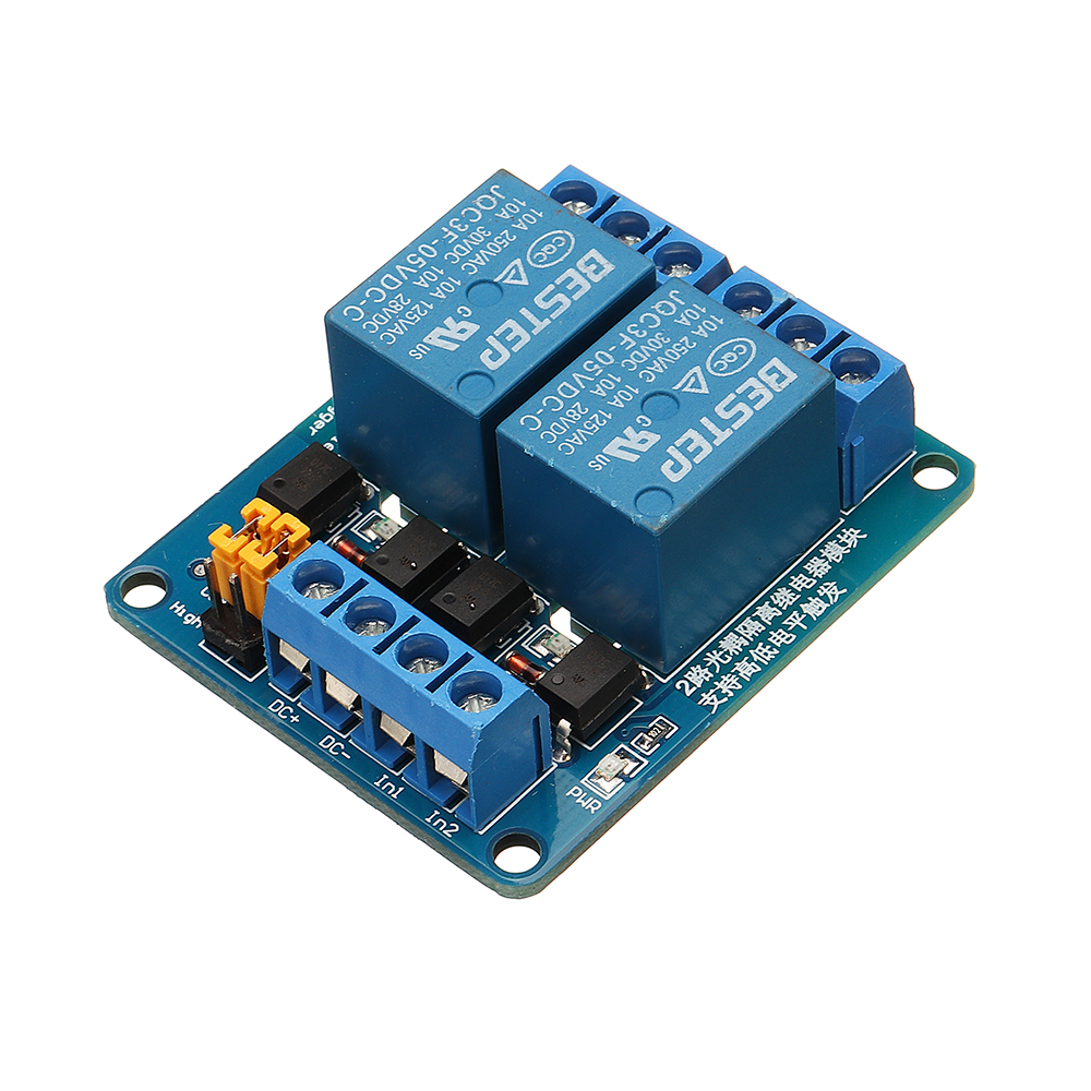 

BESTEP 2 Channel 5V Relay Module High And Low Level Trigger For Auduino