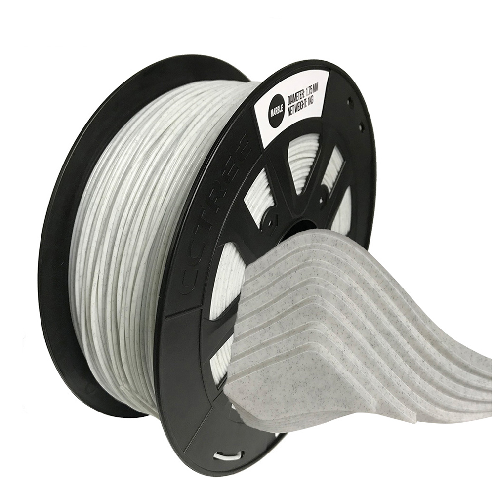 

CCTREE® 1.75mm 1KG/Roll Marble Color PLA Filament for Creality/TEVO/Anet 3D Printer