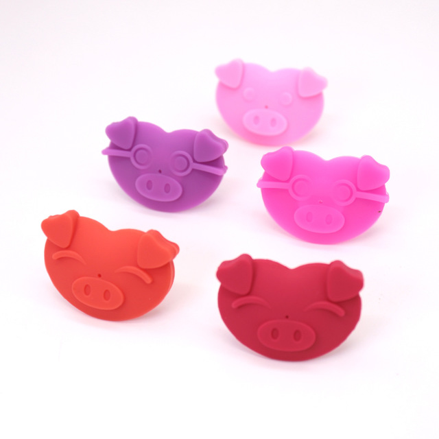 

Baby Cute Pig Nose Pacifier All Silicone Pacifier Pig Nose Pacifier Hot