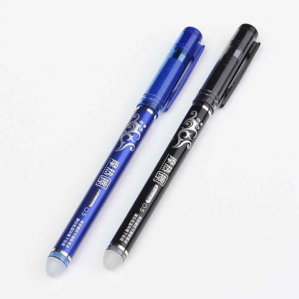 

12pcs GP-688 0.5mm Erasable Pen Gel Pen School StationeryChildren Students Magic Pen Blue Black