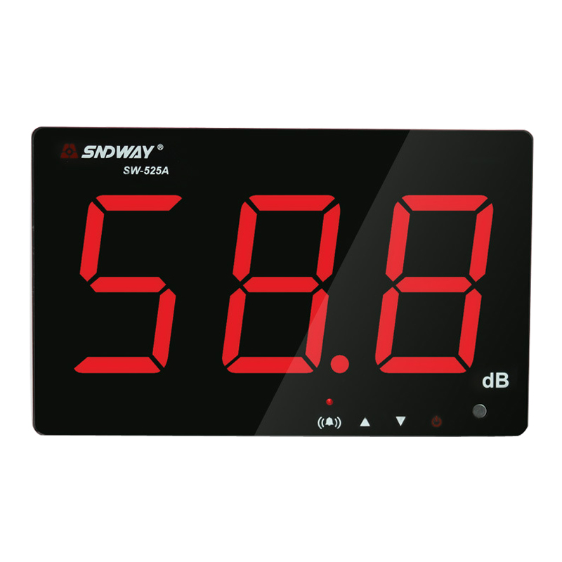 

SNDWAY SW-525A Digital Sound Level Meter Noise Decibel Meter 30~130db Large Screen Display Wall Hanging Type