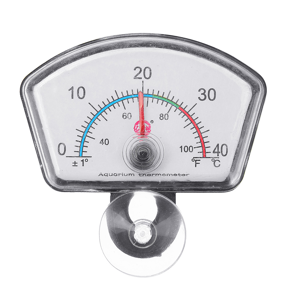 

0-40 (° C) Polygon Pointer Термометр Высокоточный Аквариум Термометр В реальном времени Дисплей Легко читаемый Терм