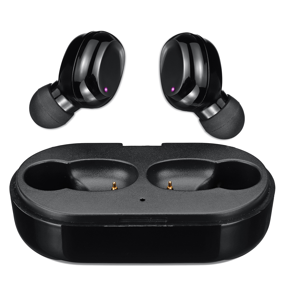 

[bluetooth 5.0] TWS True Wireless Earbuds Noise Cancelling Touch Control IPX6 Waterproof Stereo Earphone with Mic
