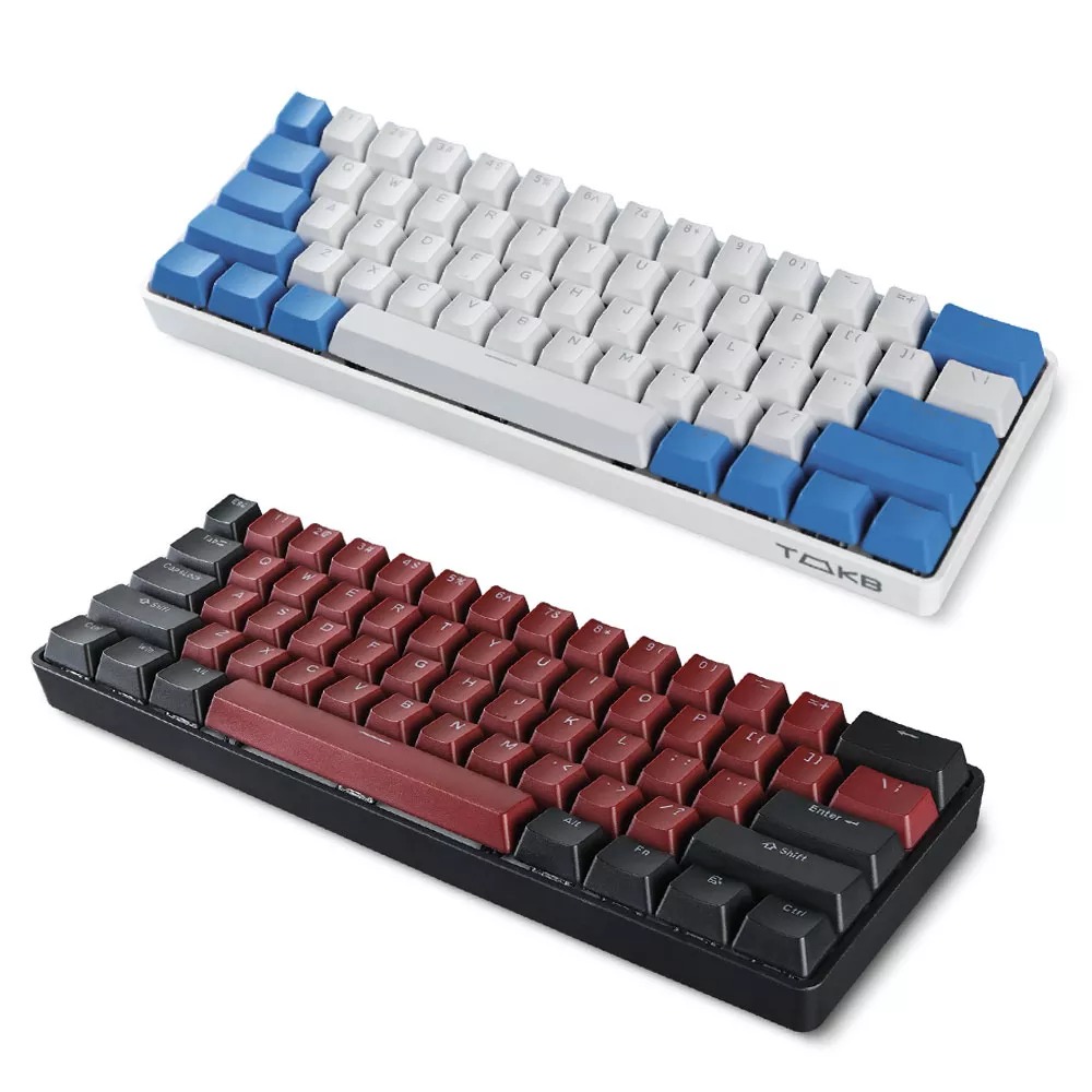 Find TMKB GK61 Mechanical Gaming Keyboard 61 Keys Full Key Programmable PBT Translucent Keycaps Dual Mode bluetooth 5 1 Type C Wired Hot Swappable Blue/Brown/Black/White Gateron Switch RGB Backlit 60 Compact Keyboard for Sale on Gipsybee.com with cryptocurrencies