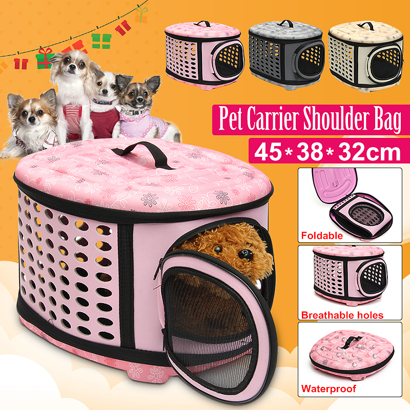 portable soft pet dog crate