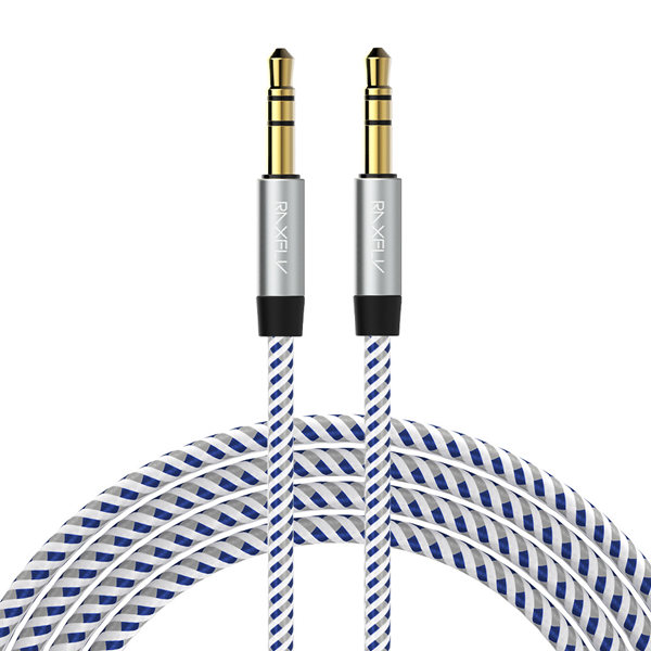 

RAXFLY 3.5MM Male to Male Audio AUX Cable 1m For iPhone X 8Plus Oneplus5 Car Speaker Headphone MP3