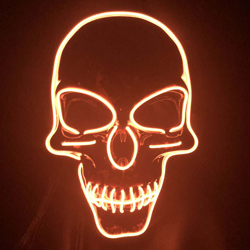Find Halloween LED Mask Skull Glowing Mask Cold Light Mask Party EL Mask Light Up Masks Glow In Dark for Sale on Gipsybee.com with cryptocurrencies