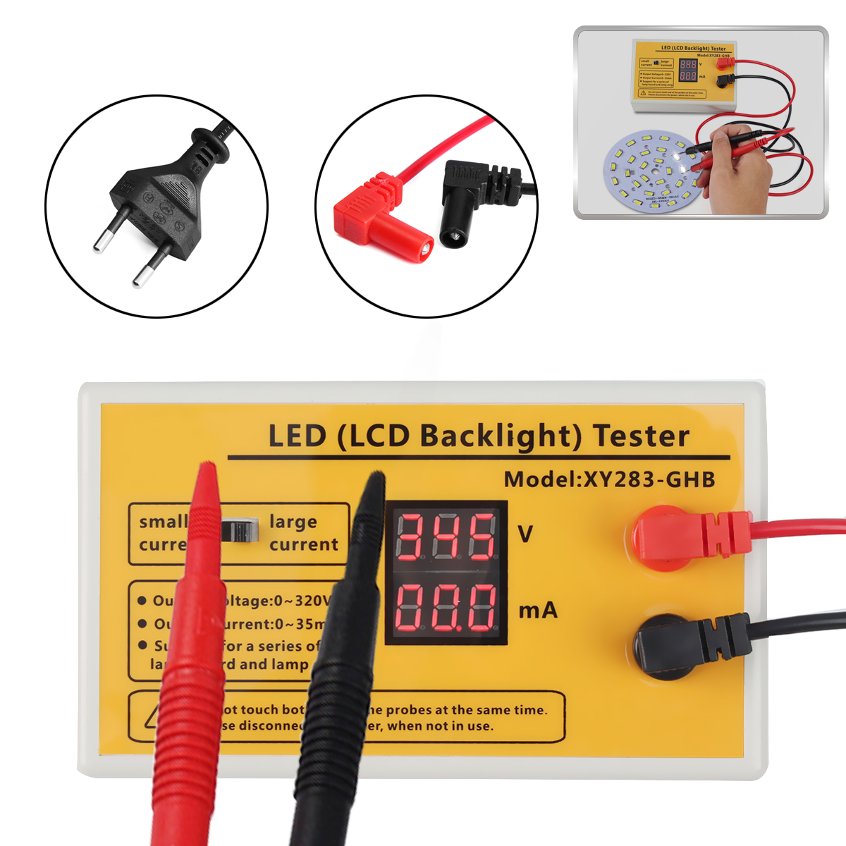 

0-320V Output All Size LED LCD TV Backlight Tester Meter Tool for LED TV Repair