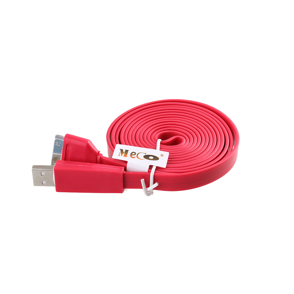Find 2M USB Flat Noodle Cable for I phone 4 4S 1Pod and 1Pad 2/3 Data Cable Charging Cord for Sale on Gipsybee.com with cryptocurrencies