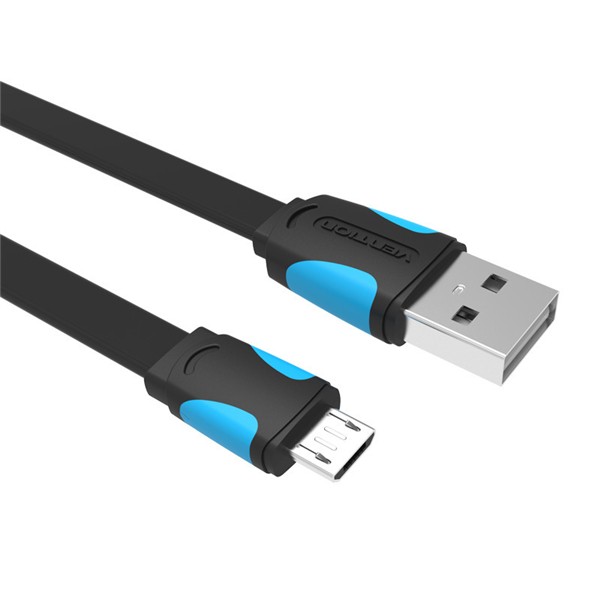 

Плоский кабель VENTION VAS-A08 Micro USB 2.0 для синхронизации данных