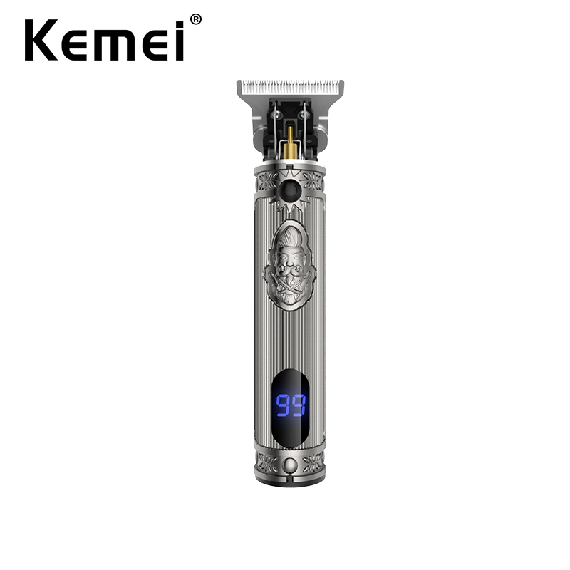 Kemei-KM-700H-Professional-Barber-Precise-Zero-Gapped-Hair-Trimmer-Clipper-LCD-Display-Cordless