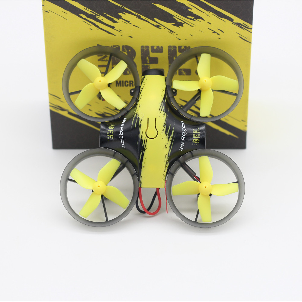 BeeRotor TinyBee 78mm 5.8G 40CH 600TVL Micro FPV Coreless RC Drone Quadcopter Two Batteries Version 4