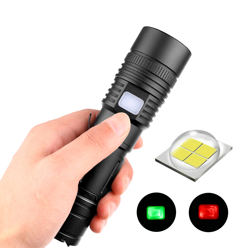 

XANES® 086 XHP 50 Flashlight 5 Modes Waterproof USB Chargeable Zoomable Work Lamp Camping Hunting Torch Light