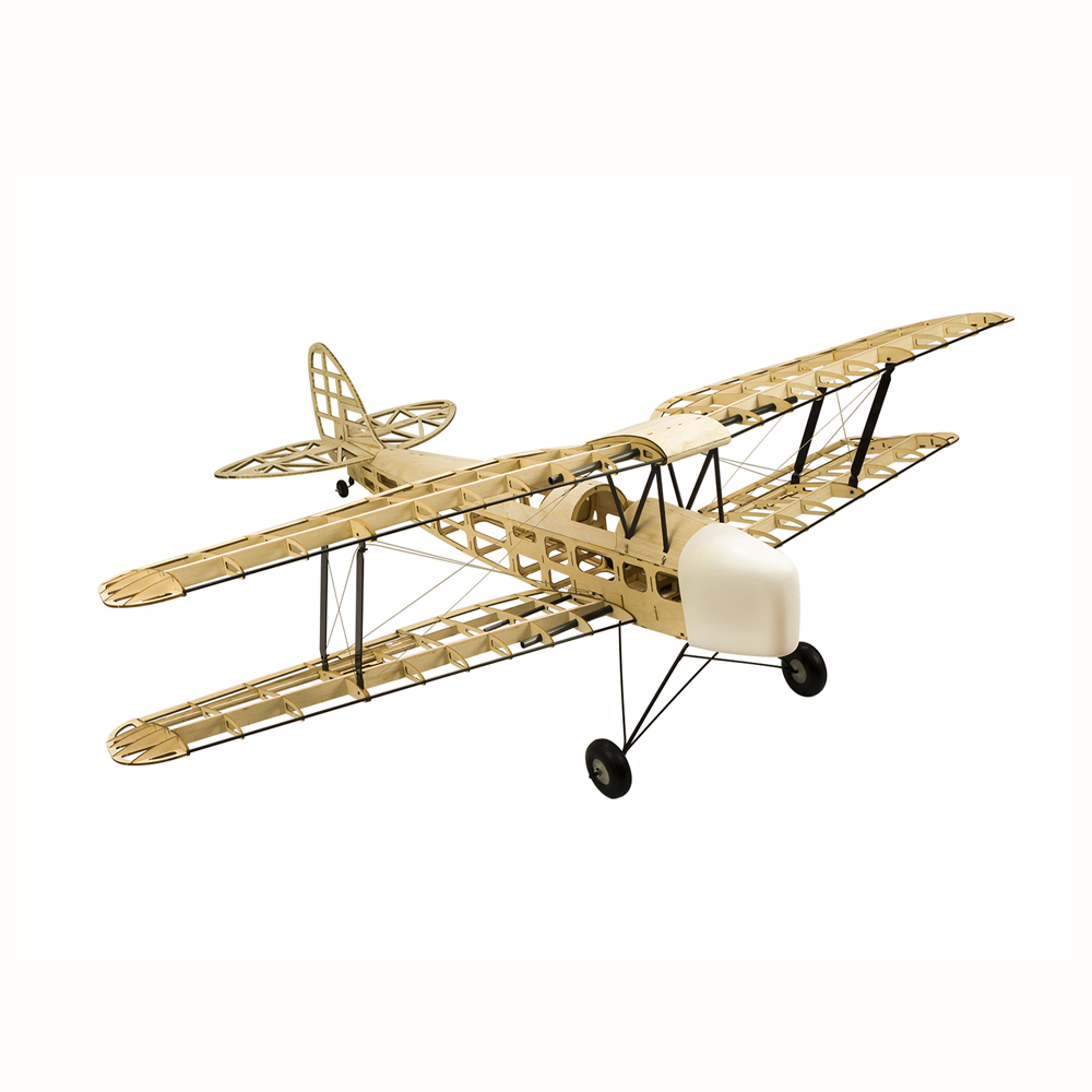 Dancing Wings Hobby Tiger Moth 1400mm Wingspan Balsa Wood RC Airplane DIY Kit