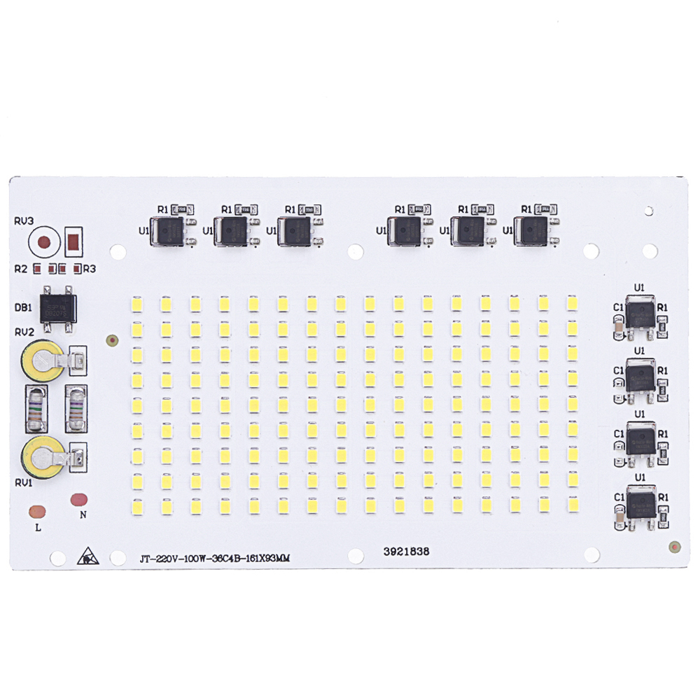 

100W LED SMD2835 Чип Лампа Интегрированный интеллектуальный драйвер IC для прожектора AC220V