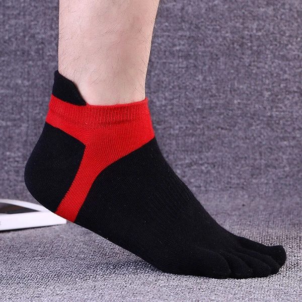 Five Toes Socks Sports Outdoor Anklet Deodorant Anti-bacterial Thick Comfortable Casual Socks 