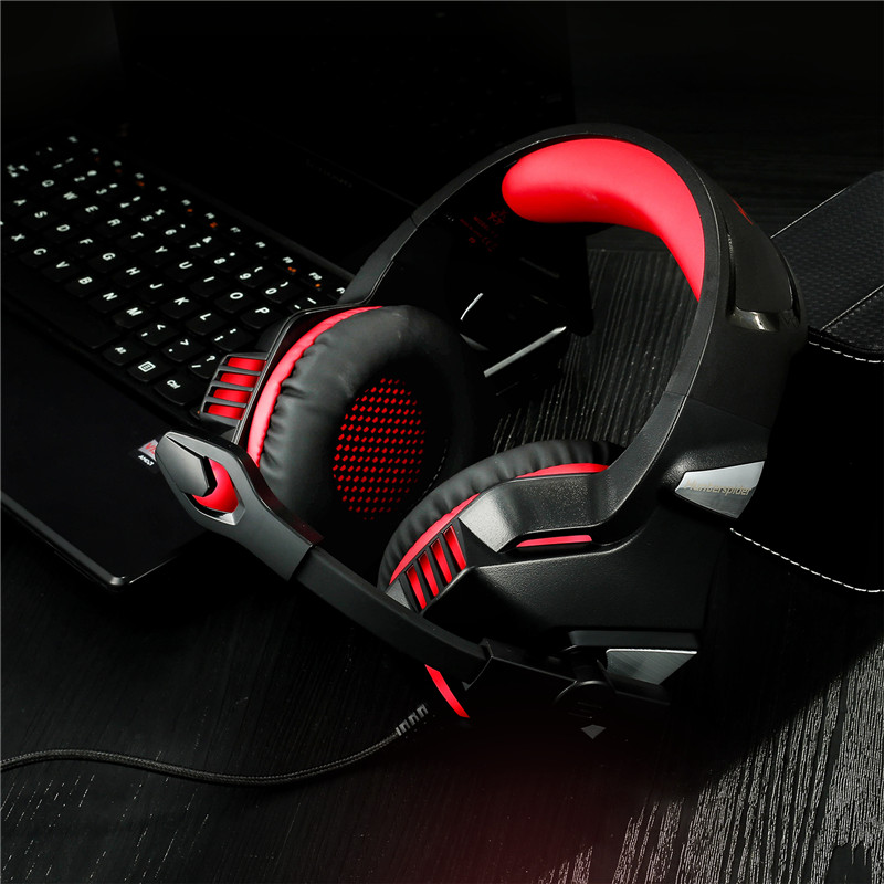 Hunterspider V3 3.5mm Wired LED Gaming Headphone Noise Cancelling With Mic For Laptop PS4 Xbox One 66