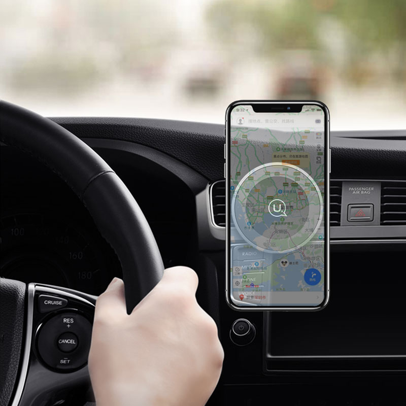 

USAMS US-CD44 QI Wireless Charger Magnetic Holder Air Vent Mount Car holder for Samsung S8 S9 Note 8
