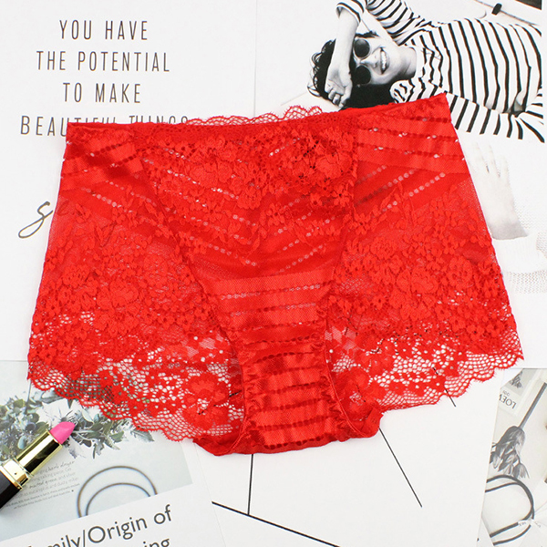 mid waist sexy hollow lace - US$4.99