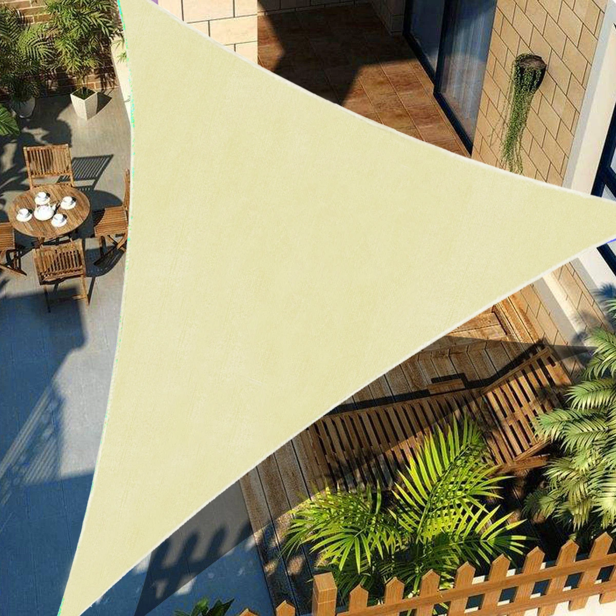 Find 280GSM/300D Triangle Sun Shade Sail Garden Patio Awning Canopy Sunscreen Anti UV for Sale on Gipsybee.com