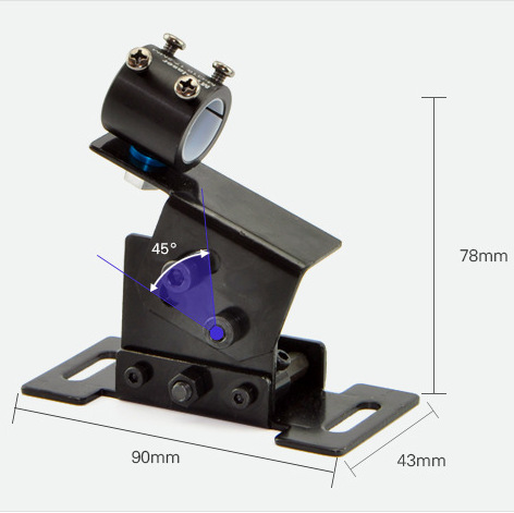 MTO HT Головка с горизонтальным расположением для крепления держателя кронштейна для 13,5 мм-23,5 мм Лазер Указатель модуля