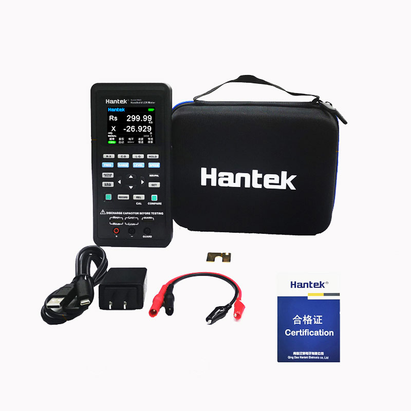 Hantek 1832C - 1833C Misuratore Digitale LCR Portatile Induttanza Capacità Resistenza Tester 4