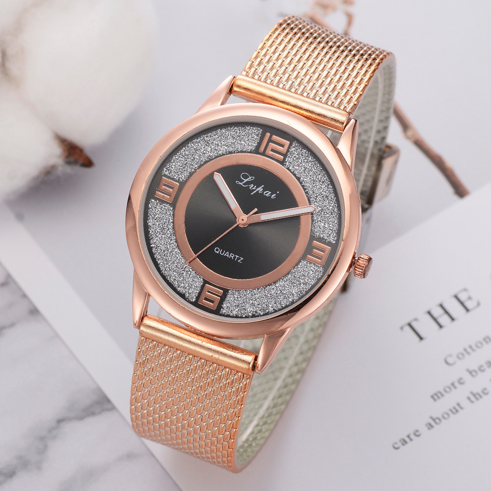 

LVPAI P732 Rose Gold Elegant Design Women Wrist Watch