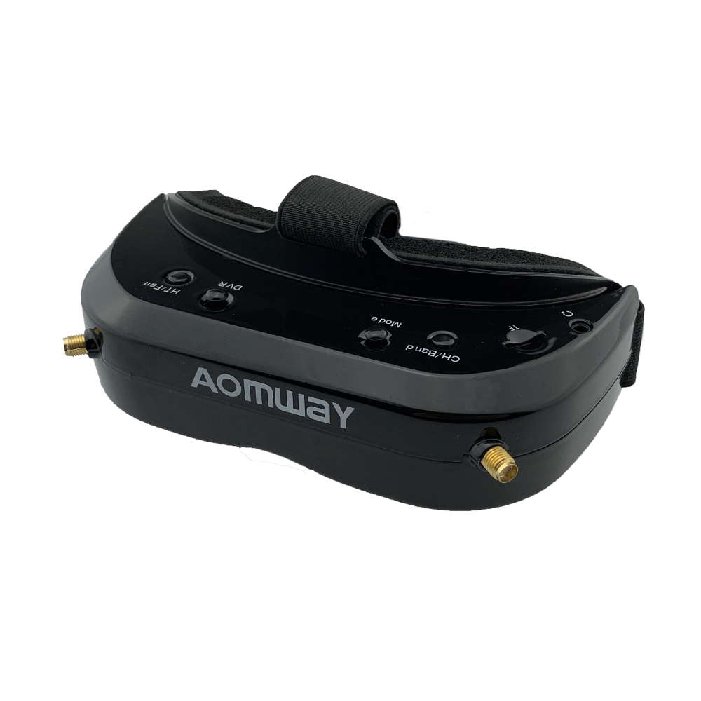 AOMWAY Commander V1S FPV Очки 5,8 ГГц, 64-канальный 3D-разнесенный HDMI, встроенный Видеорегистратор, поддержка вентиляторов, трекер