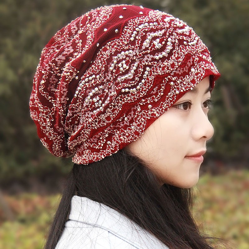 

Женский этнический стиль дышащая шапка из полиэстера