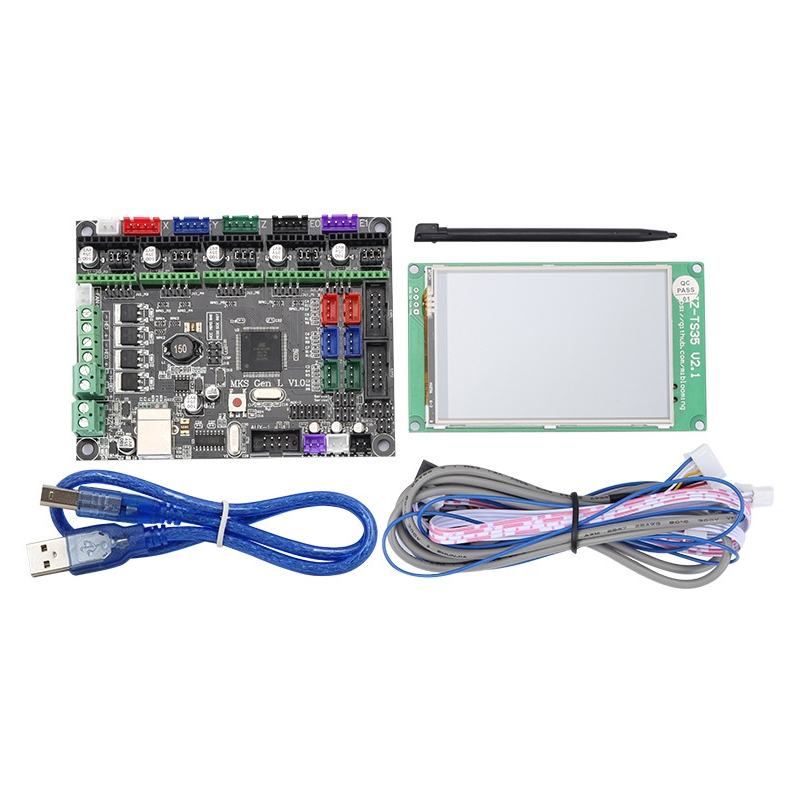 

JZ-TS35 3,5-дюймовый полноцветный сенсорный экран LCD Дисплей + MKS-GEN L V1.0 Интегрированный контроллер Основная плата