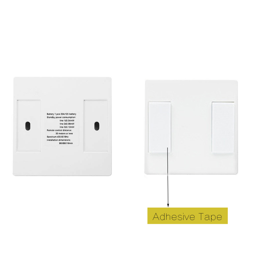 1/2/3 Gang Touch Control Outlet Wireless Light Switch with 3PCS Receivers Kit for Household Appliances Unlimited Connections Control Module Switch Pan 22