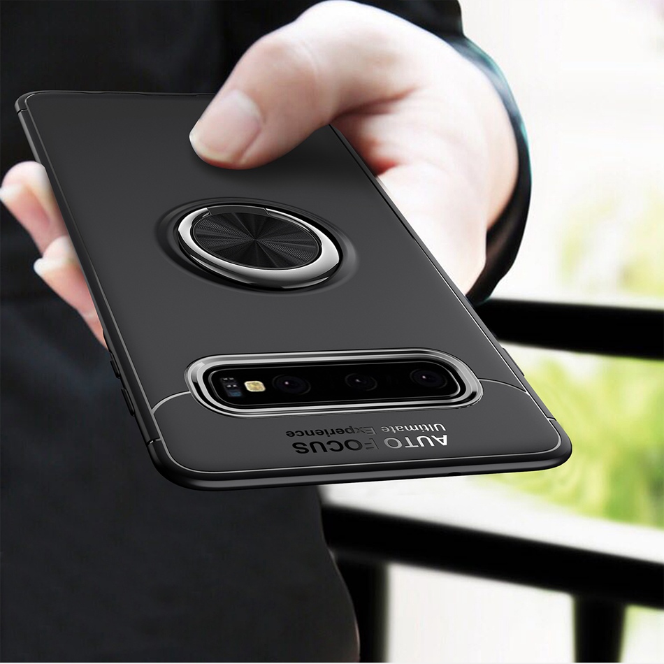 

C-KU 360º Rotating Ring Grip Kickstand Protective Case For Samsung Galaxy S10 Plus 6.4 Inch
